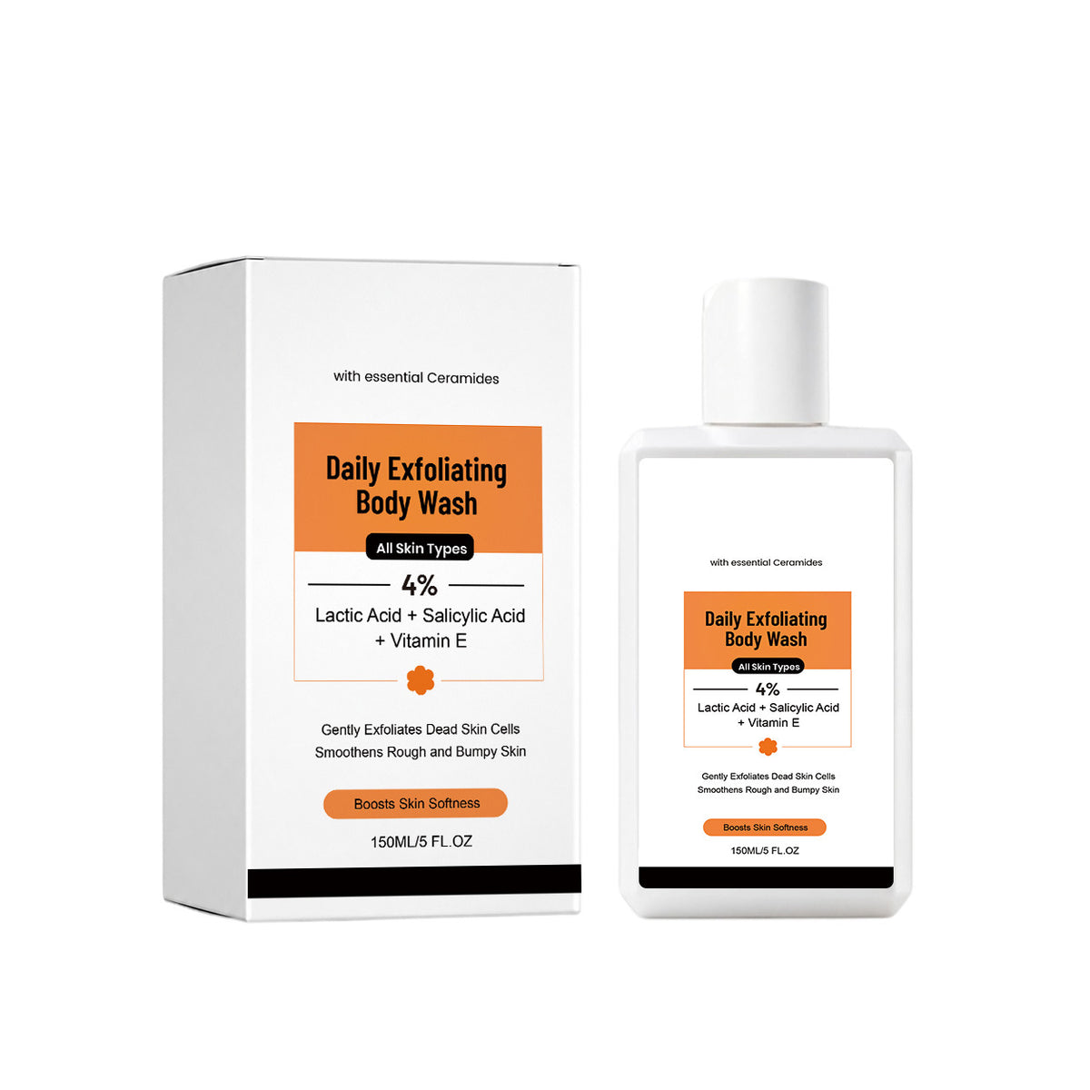 Exfoliating Body Wash with Lactic Acid – 5.07  fl oz
