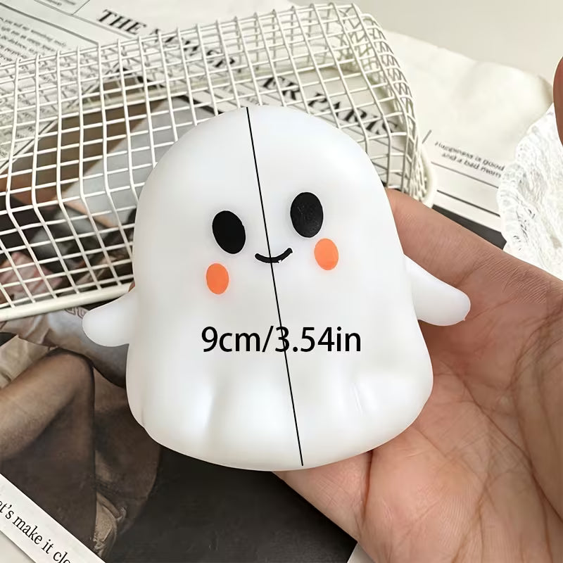 Multi-Pack Cute Ghost Squishies | Soft Stress Relief Toys | Halloween Party Favors, Classroom Rewards & Kids Gift Bag Fillers