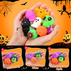 Mini Halloween Mochi Squishy Toys – 30/50 Pack Spooky Party Favors