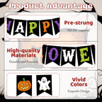 Happy Halloween Banner – Pre-Strung Halloween Party Decorations