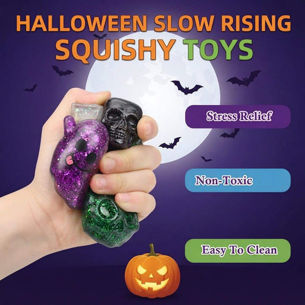 Halloween Squishy Fidget Toys – Spooky Sensory Squeeze Toys & Party Favors