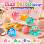 8 Piece Squishy Mystery Blind Box | Malt Sugar Themed Slow Rebound Sensory Toys | Surprise Fun Box | Holiday & Birthday Gift
