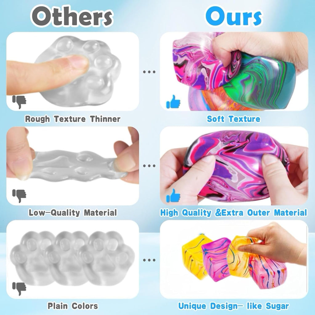 Squishy Fidget Toys – Soft Sensory Stress Cubes & Squeeze Balls