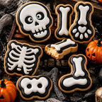 Skeleton Halloween Cookie Cutter Set – 7-Piece Spooky Baking Collection
