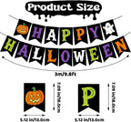 Happy Halloween Banner – Pre-Strung Halloween Party Decorations