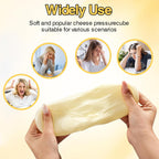 Cheese Squishy Stress Cube – Moldable Sensory Fidget Toy