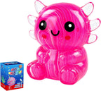 Glitter Axolotl Squishy Toy – Soft Sensory Squeeze Fidget