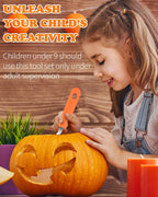 Halloween Pumpkin Carving Kit – 7-Piece Stainless Steel Tool Set