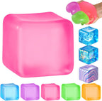 Squishy Stress Cube – Soft Sensory Squeeze Fidget Toy