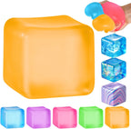 Squishy Stress Cube – Soft Sensory Squeeze Fidget Toy