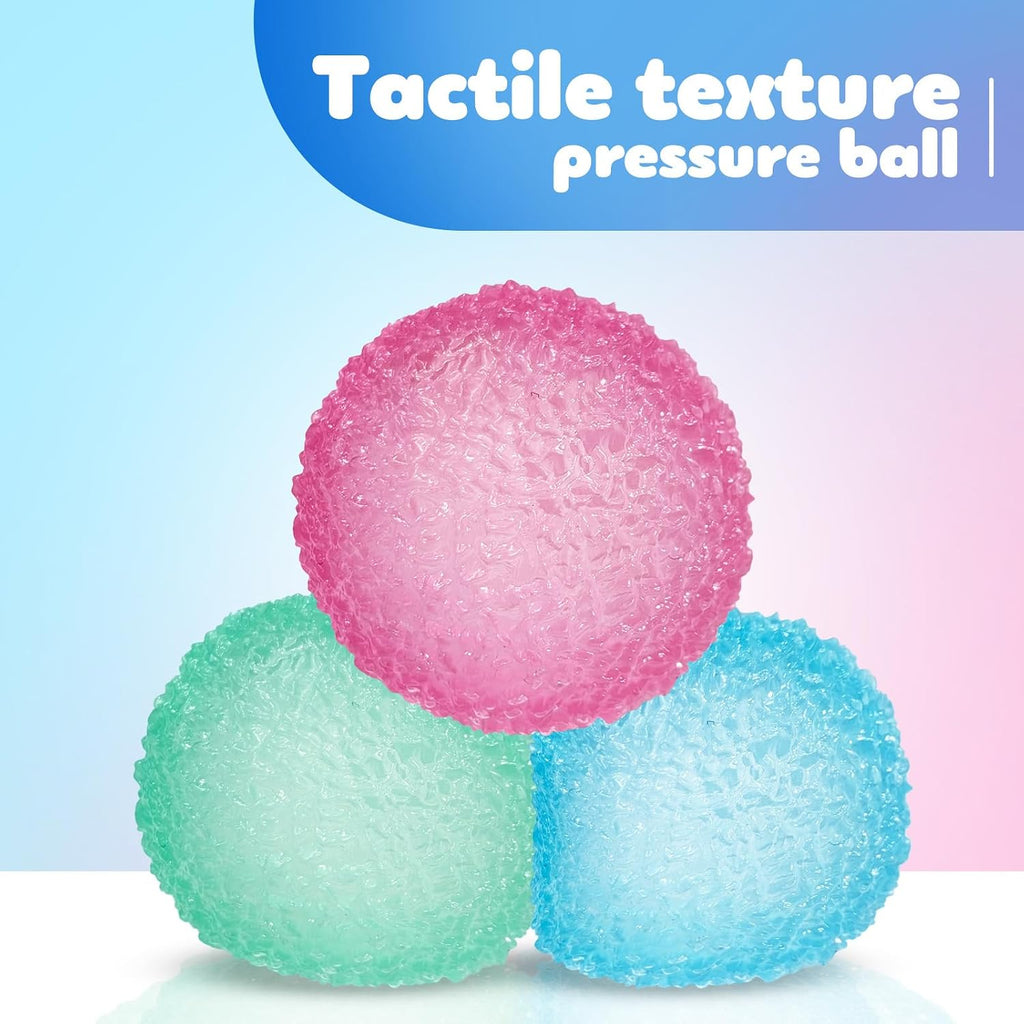 Textured Sensory Stress Balls – Soft Squeeze Fidget Toys