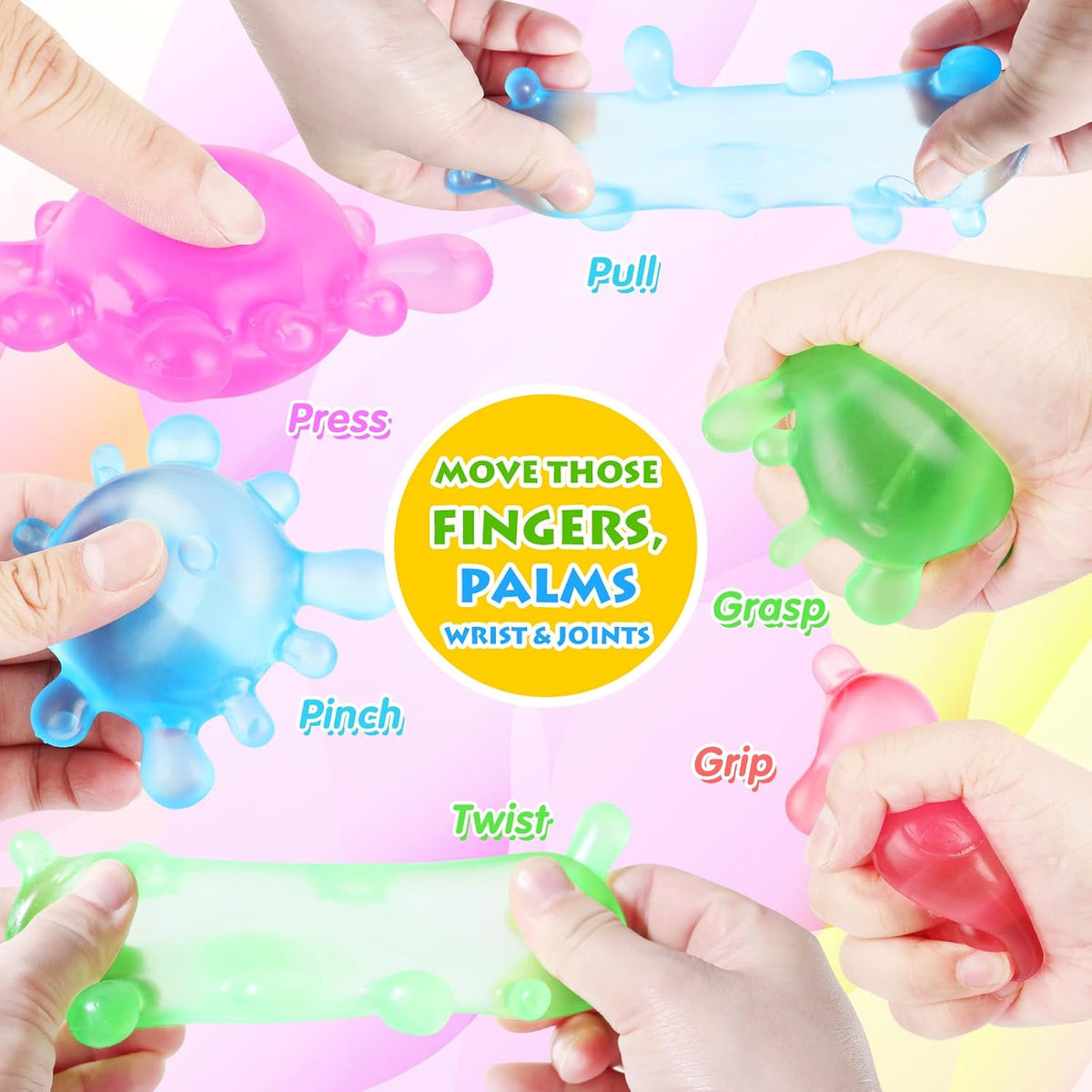 Squishy Fidget Toys – Soft Sensory Stress Cubes & Squeeze Balls
