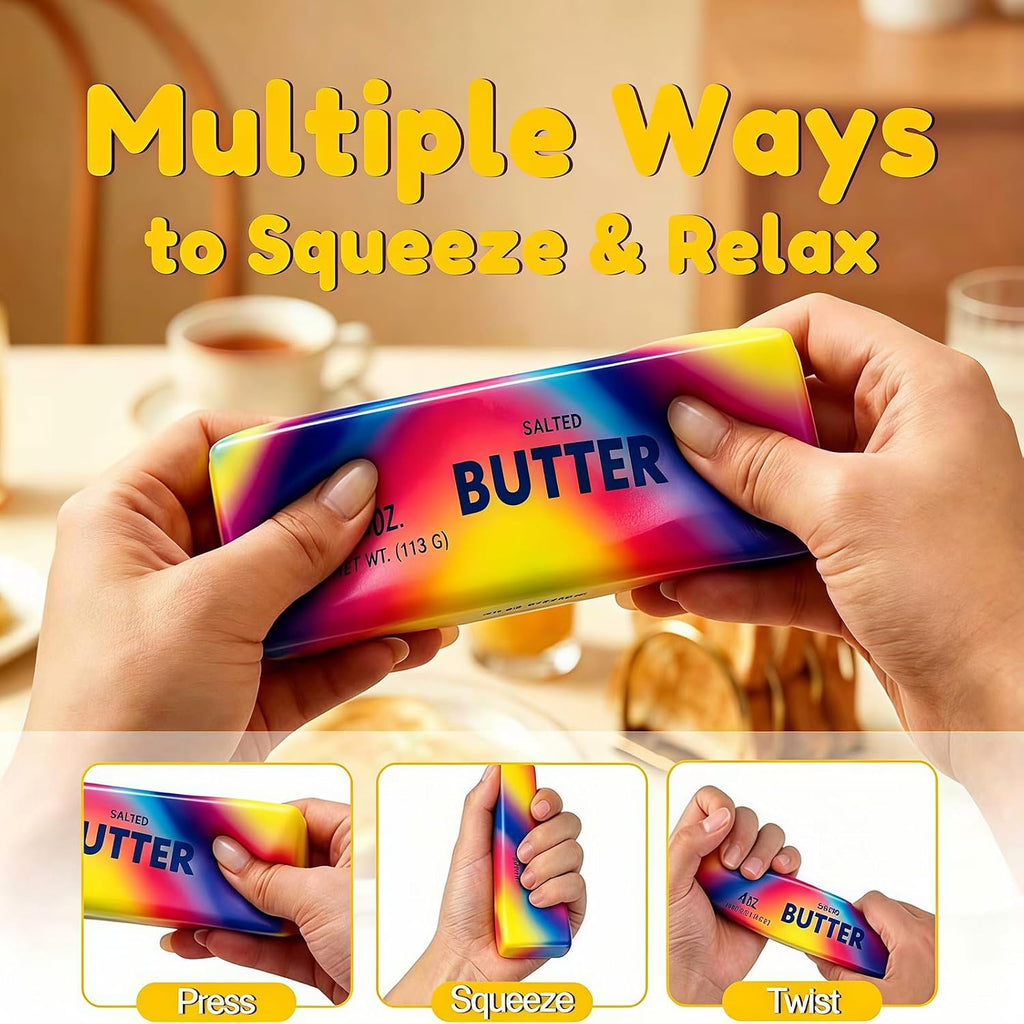 Food-Inspired Squishy Fidget Toys – Soft Slow-Rising Sensory Squeeze Toys