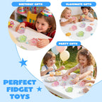 4-Pack Transparent Cat Paw Squishy Toys – Cute Soft Paw Fidget Toys for Easter Gifts & Party Favors