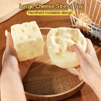 Cheese Squishy Stress Cube – Moldable Sensory Fidget Toy