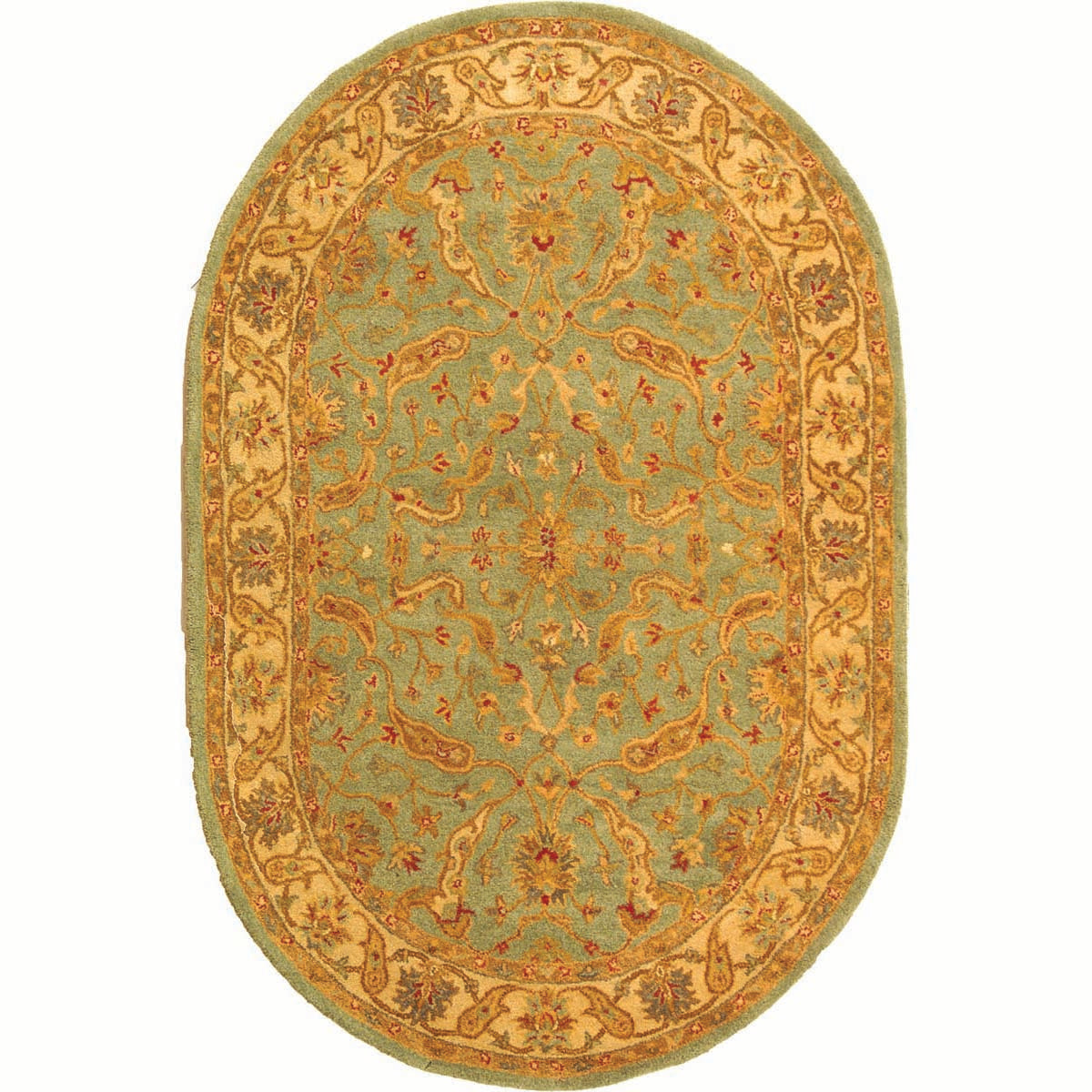 Safavieh Antiquity Rug Collection AT311B - Teal / Beige