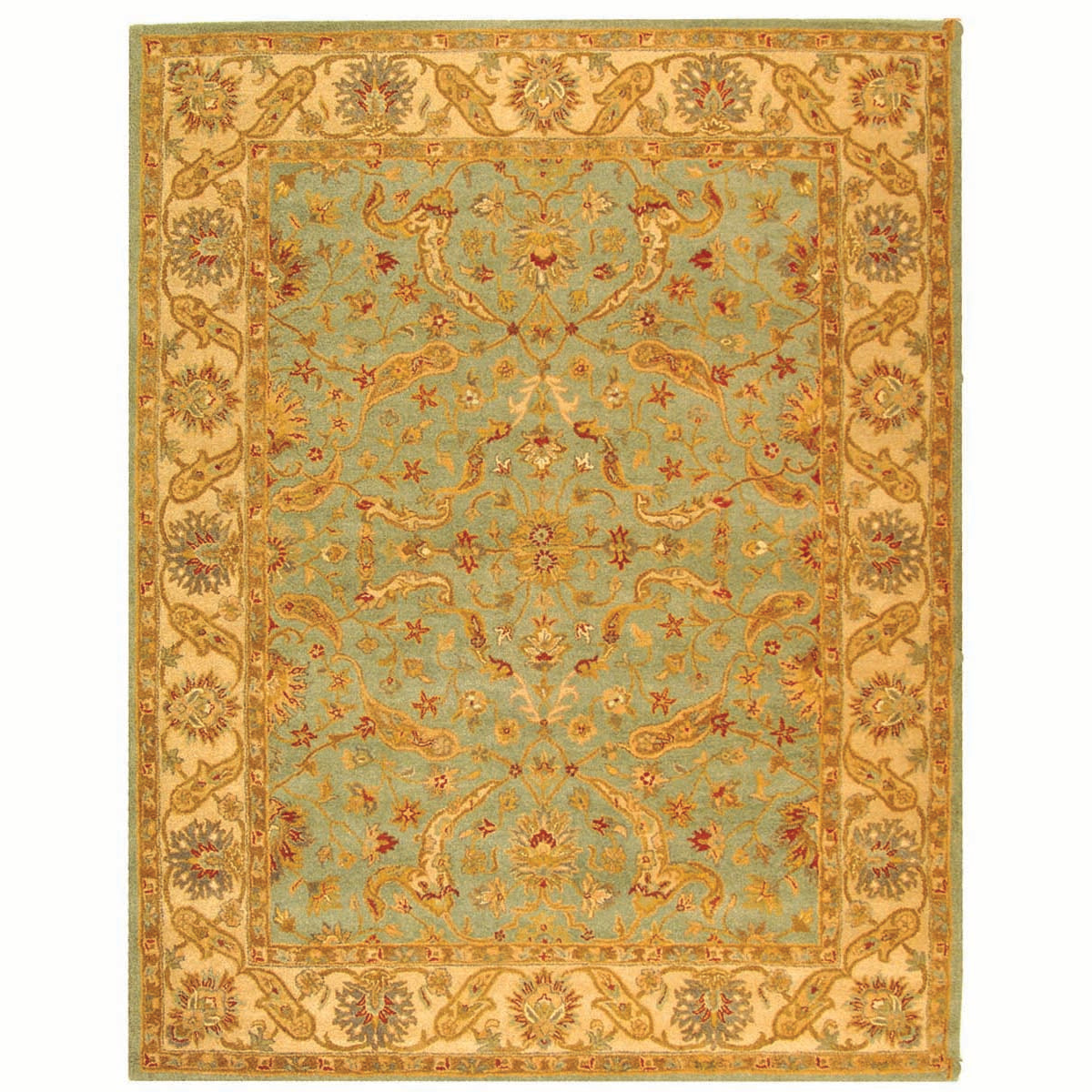 Safavieh Antiquity Rug Collection AT311B - Teal / Beige