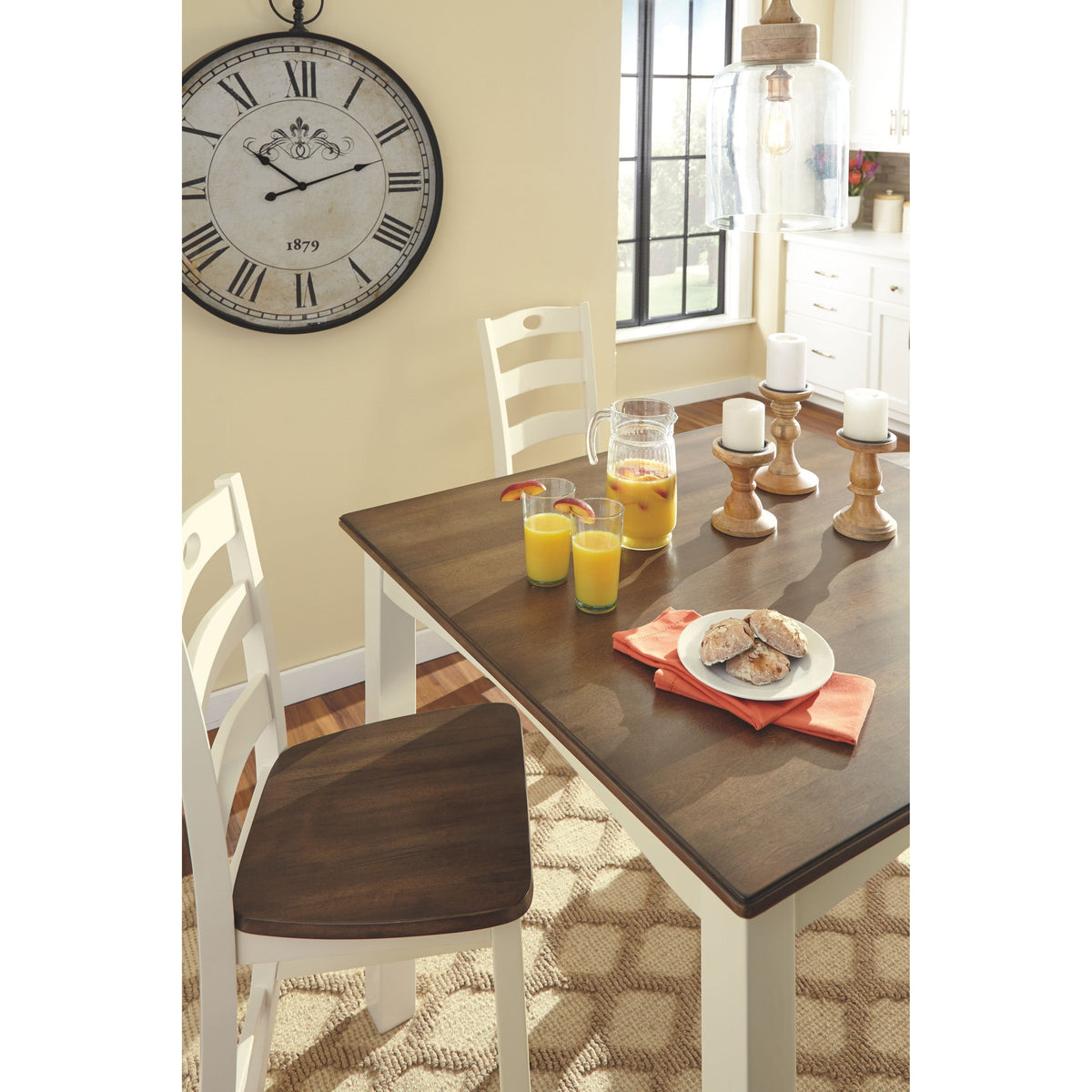 Augustina - Antique Black - Wall Clock