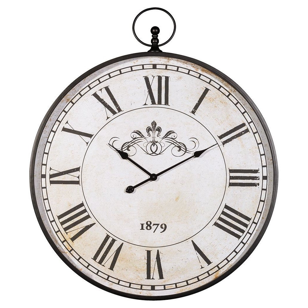 Augustina - Antique Black - Wall Clock