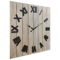 Bronson - Whitewash/black - Wall Clock