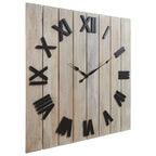 Bronson - Whitewash/black - Wall Clock