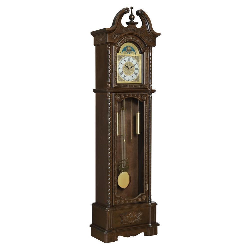 Grandfather Clock With Chime - Brown