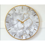 Jazmin - Gray/gold Finish - Wall Clock