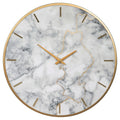 Jazmin - Gray/gold Finish - Wall Clock