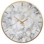 Jazmin - Gray/gold Finish - Wall Clock