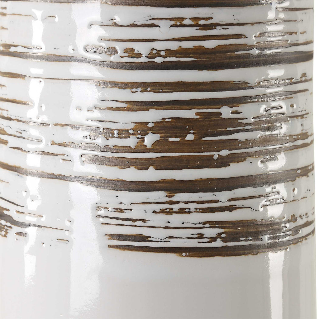 Haven White Glaze Table Lamp