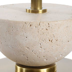 Hemisphere Brass Buffet Lamp