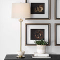 Hemisphere Brass Buffet Lamp