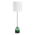 Lois Green Glass Buffet Lamp