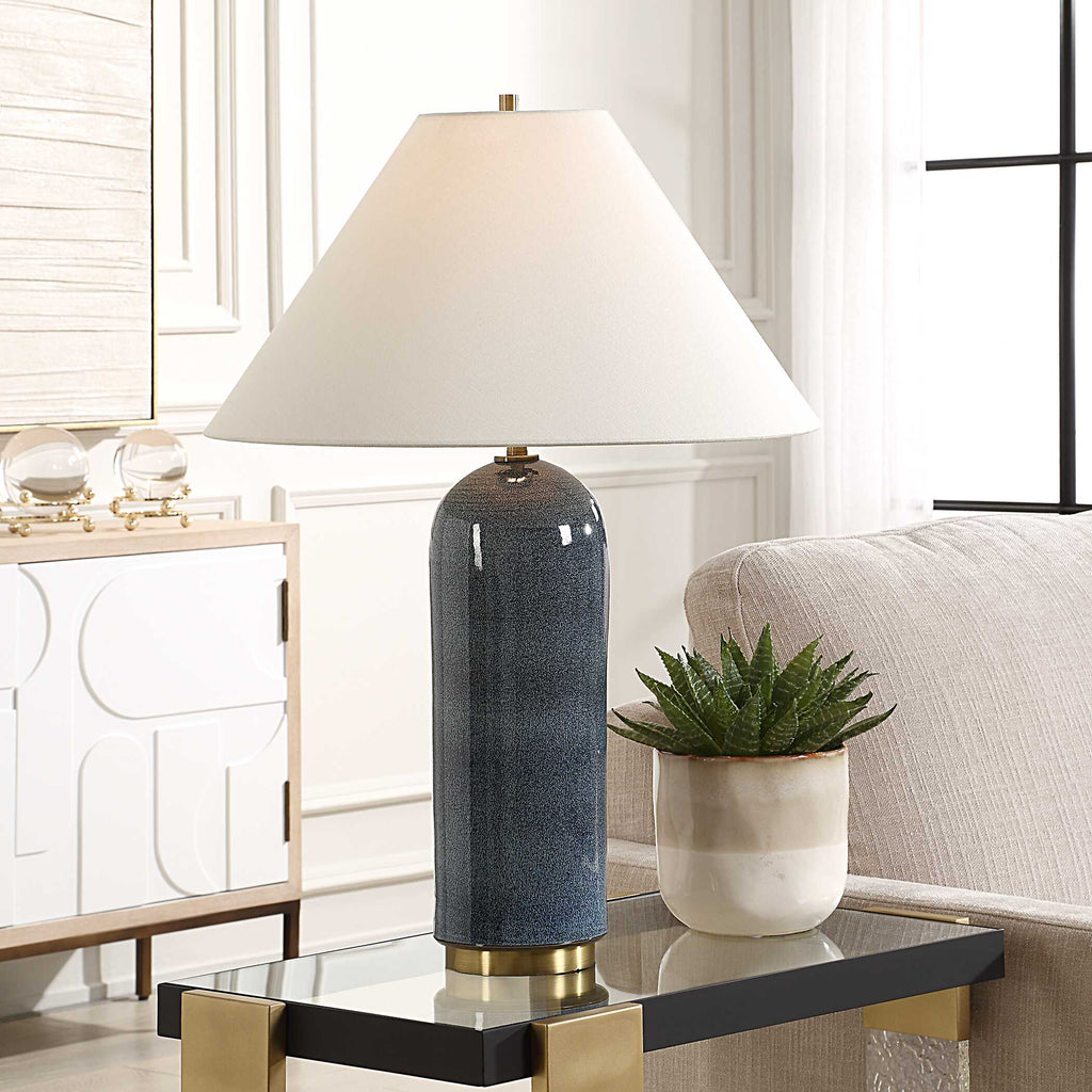 Mayetta Deep Blue Table Lamp