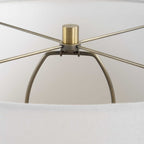 Mirah Olive Glass Table Lamp