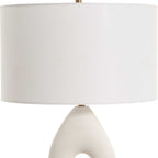 Meridian Ivory Stone Table Lamp