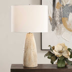 Maury Travertine Table Lamp