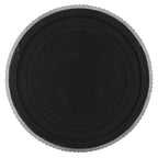 Portside Round Gray Mirror