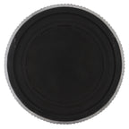 Portside Round Gray Mirror