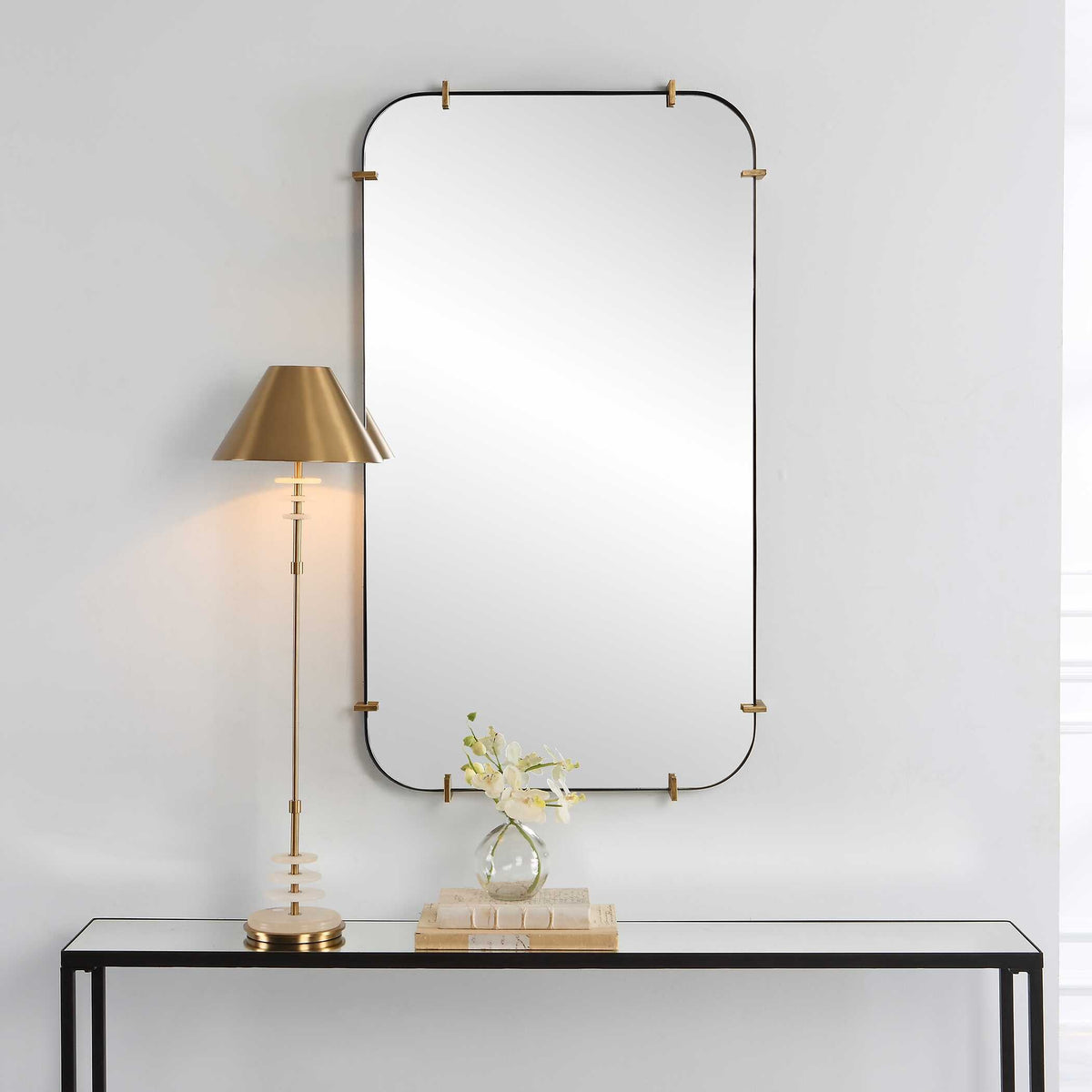 Pali Industrial Iron Mirror