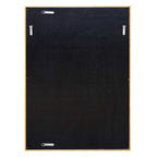 Overlap Teak Wood Mirror