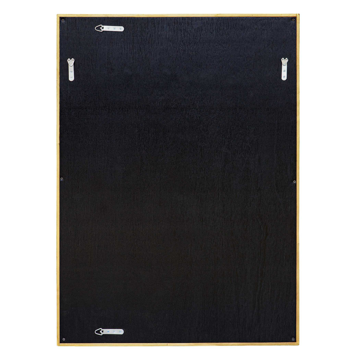 Overlap Teak Wood Mirror