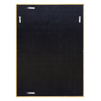 Overlap Teak Wood Mirror