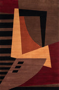 Momeni Rug New Wave Collection | Pomegranate - NEWWANW-22POM