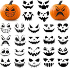 36-Piece Halloween Pumpkin Stickers – Waterproof Self-Adhesive Party Decorations