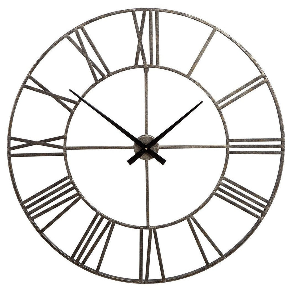 Paquita - Antique Silver - Wall Clock