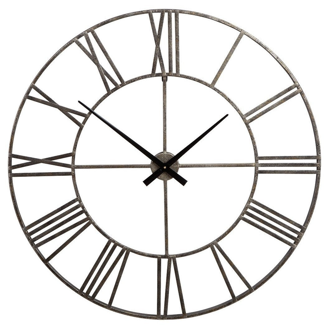 Paquita - Antique Silver - Wall Clock