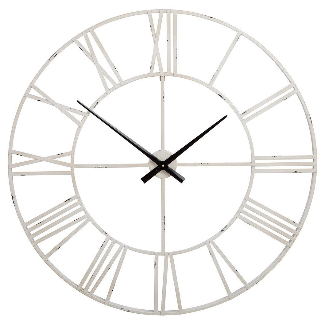 Paquita - Antique White - Wall Clock