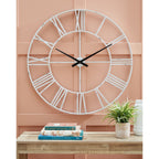Paquita - Antique White - Wall Clock