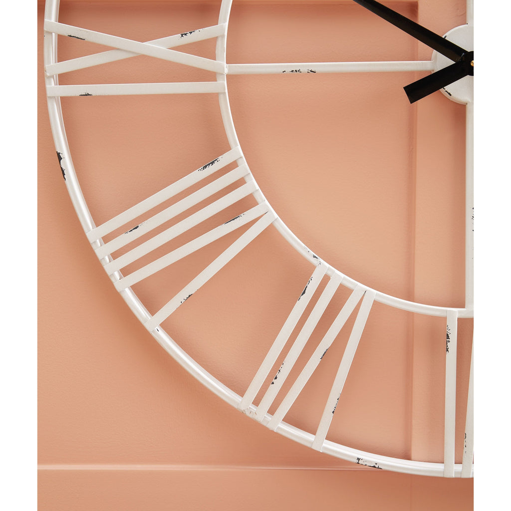 Paquita - Antique White - Wall Clock